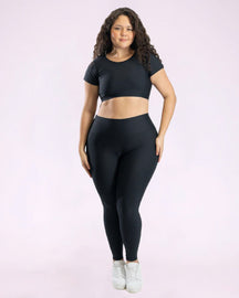 Conjunto Legging Básica Curve Plus Size + Top Alice