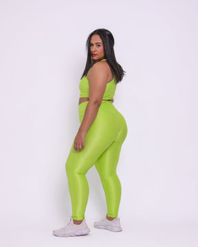 Conjunto Legging Curve Plus Size + Top Nadador (Todas cores)