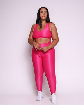 Conjunto Legging Curve Plus Size + Top Nadador (Todas cores)