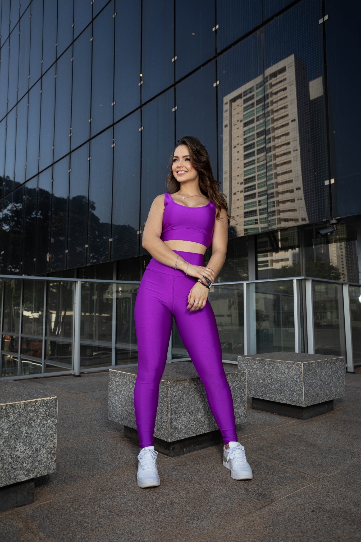 Conjunto Legging Glow Purple