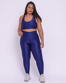 Conjunto Legging Curve Plus Size + Top Nadador (Todas cores)