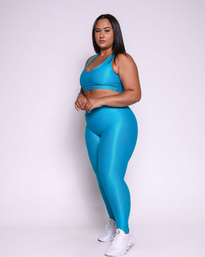 Conjunto Legging Curve Plus Size + Top Nadador (Todas cores)