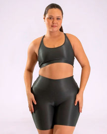 Conjunto Bermuda Curve Plus Size + Top Luna (Todas cores)