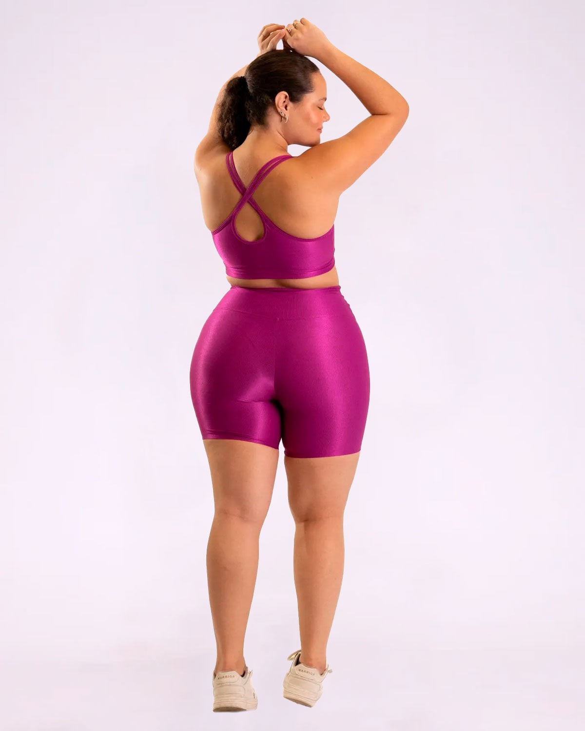 Conjunto Bermuda Curve Plus Size + Top Luna (Todas cores)