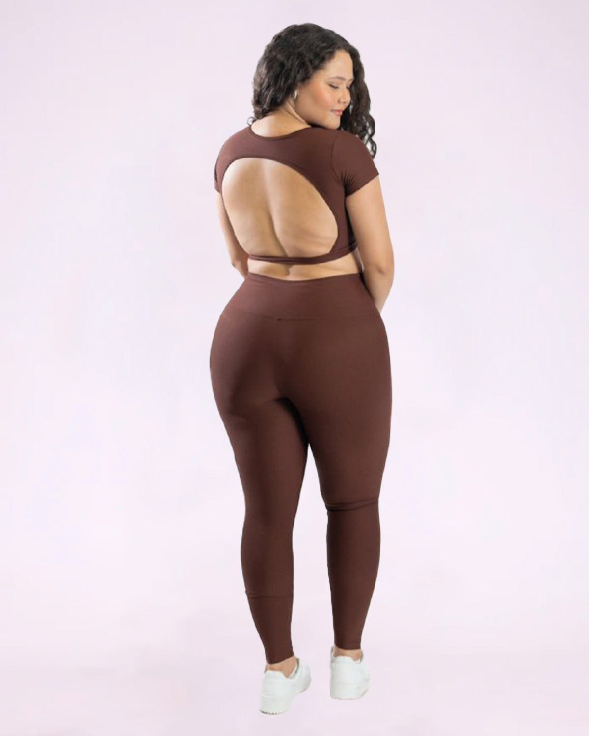 Conjunto Legging Básica Curve Plus Size + Top Alice