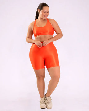 Conjunto Bermuda Curve Plus Size + Top Luna (Todas cores)