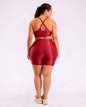 Conjunto Bermuda Curve Plus Size + Top Luna (Todas cores)